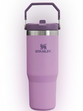 Purple Stanley flip straw 30 fl oz